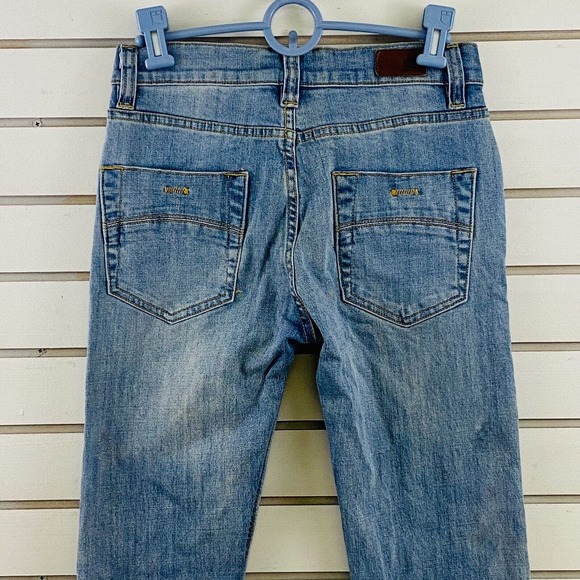 Mens 28x30 RSQ London Skinny Jeans Light Blue‎ Wash 30" Inseam - Picture 5 of 7